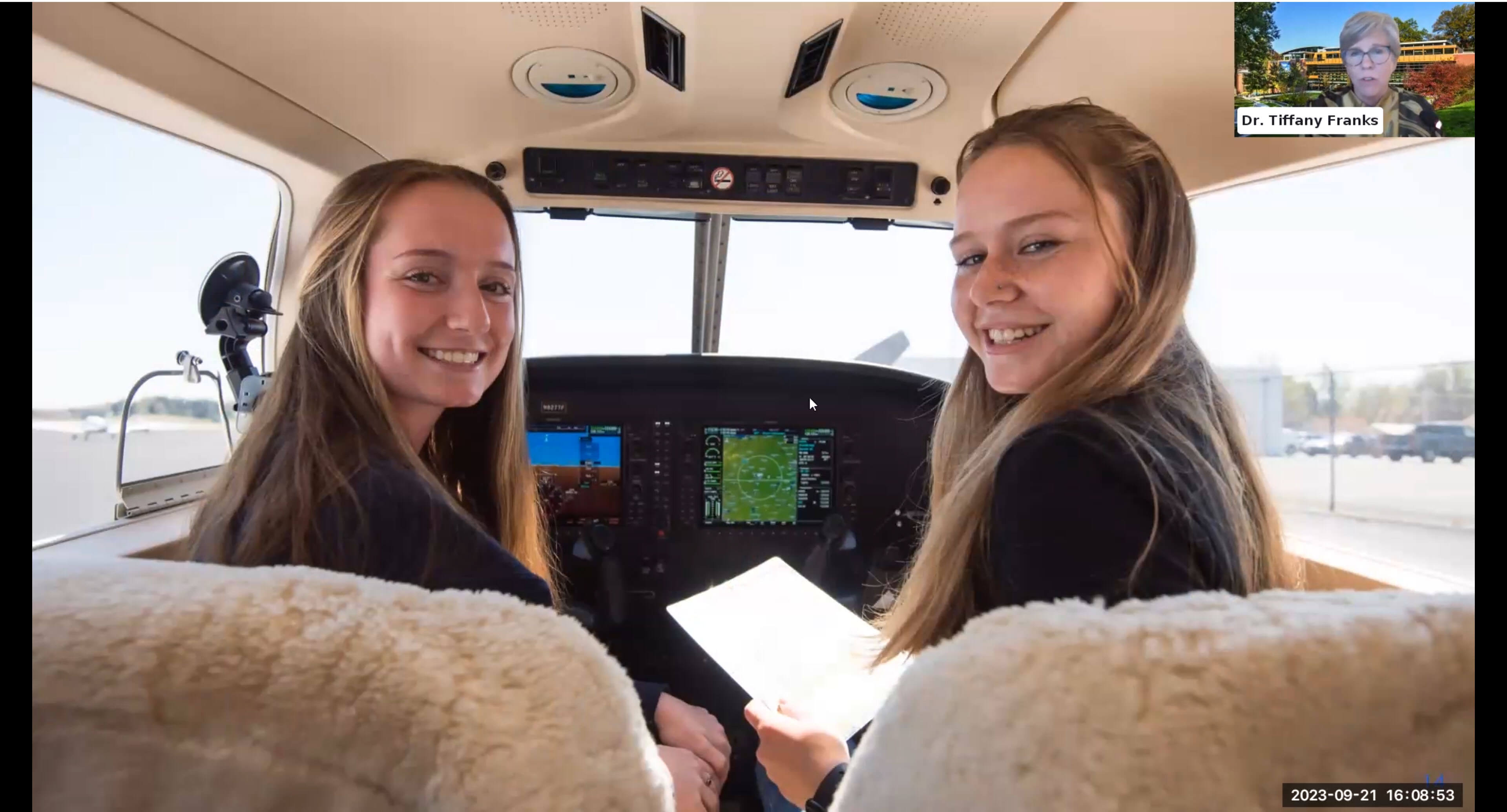 Live, study, and play with aeronautics students and fly in our 13 airplanes.