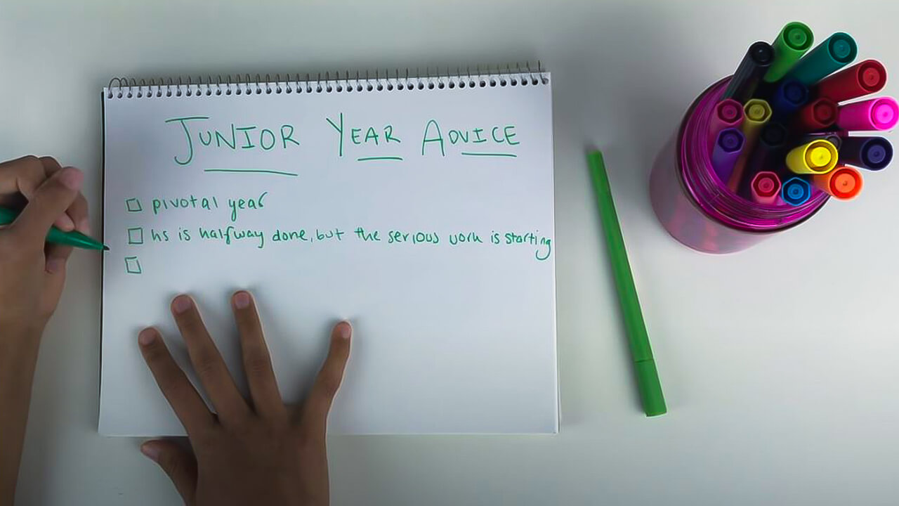 advice for a high school junior