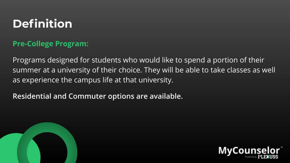 are pre college programs worth it