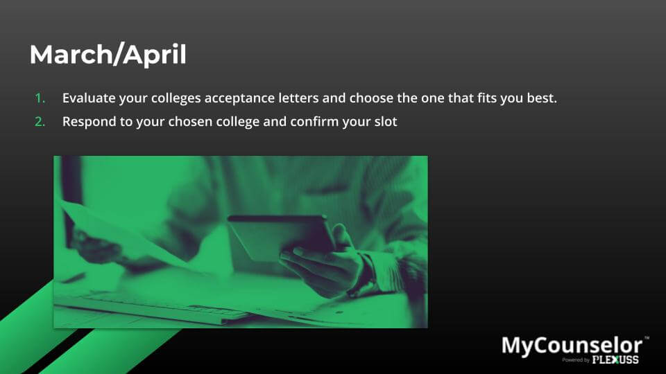 College acceptance letter 2021