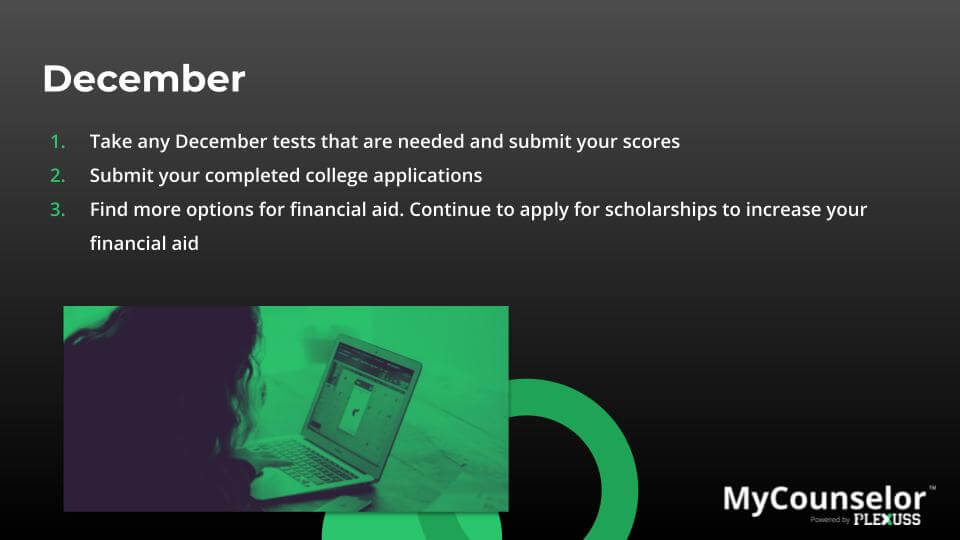 college admissions timeline