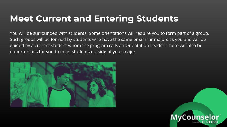 College orientation tips