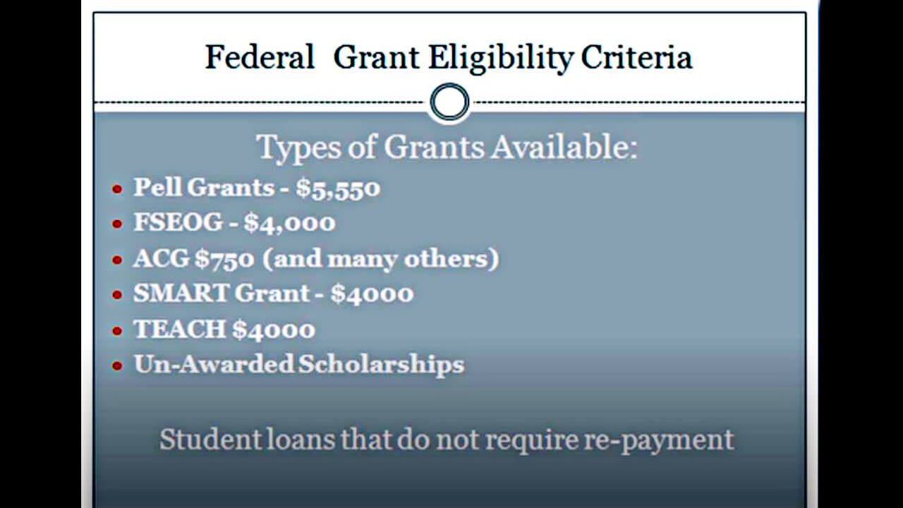 grants for adults going back to school