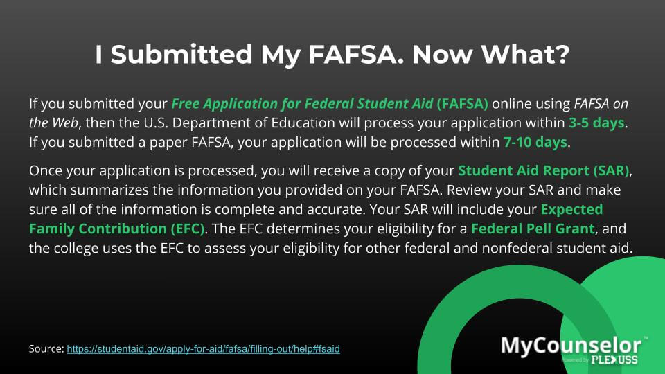 How long does it take to get my financial aid award letter