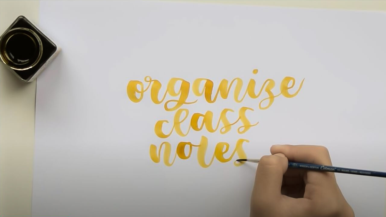 how to organize notes in a notebook