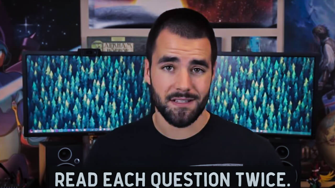 how to read exam questions carefully