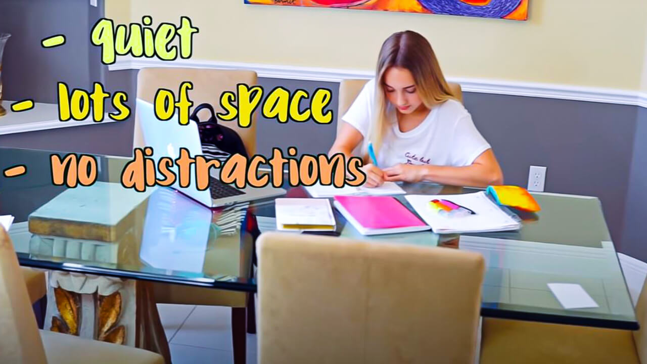 how to study at home effectively