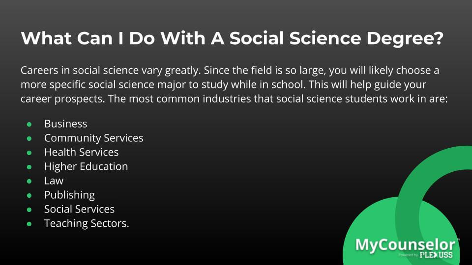 is a social science degree worth it