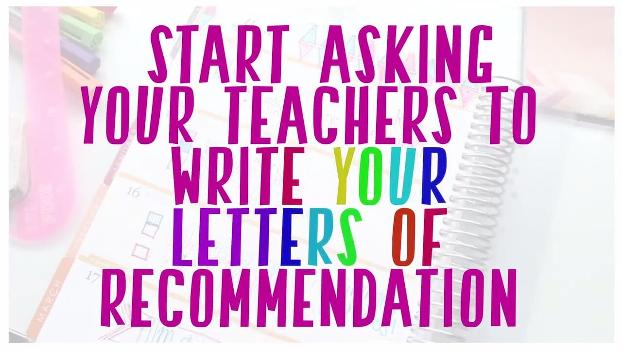 Letter of Recommendation For Student