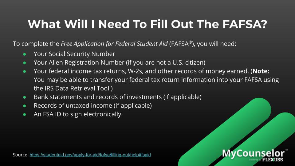 list of fafsa questions