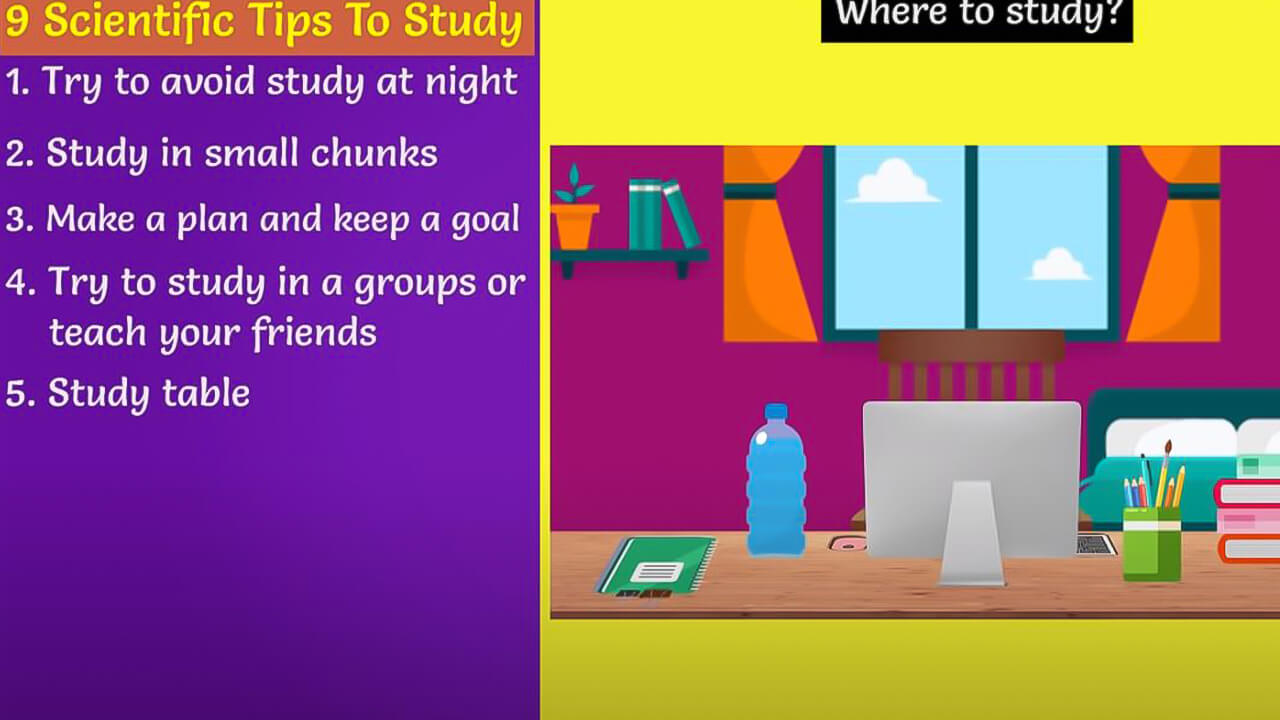 list of things in study room