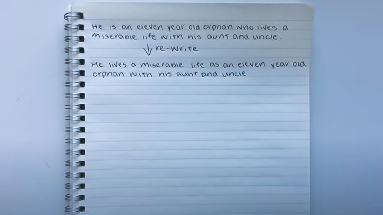 paraphrasing examples with answers