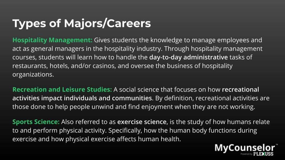 recreation and leisure career opportunities