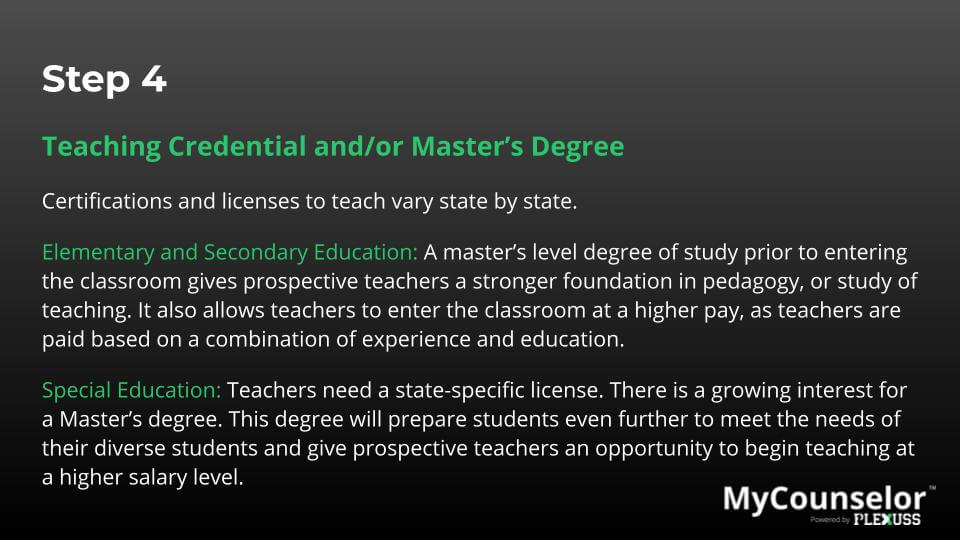 Similarities of elementary and tertiary education
