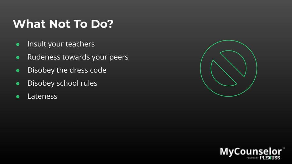 Things that should be allowed in school