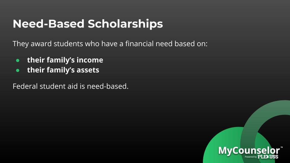 types of academic scholarships