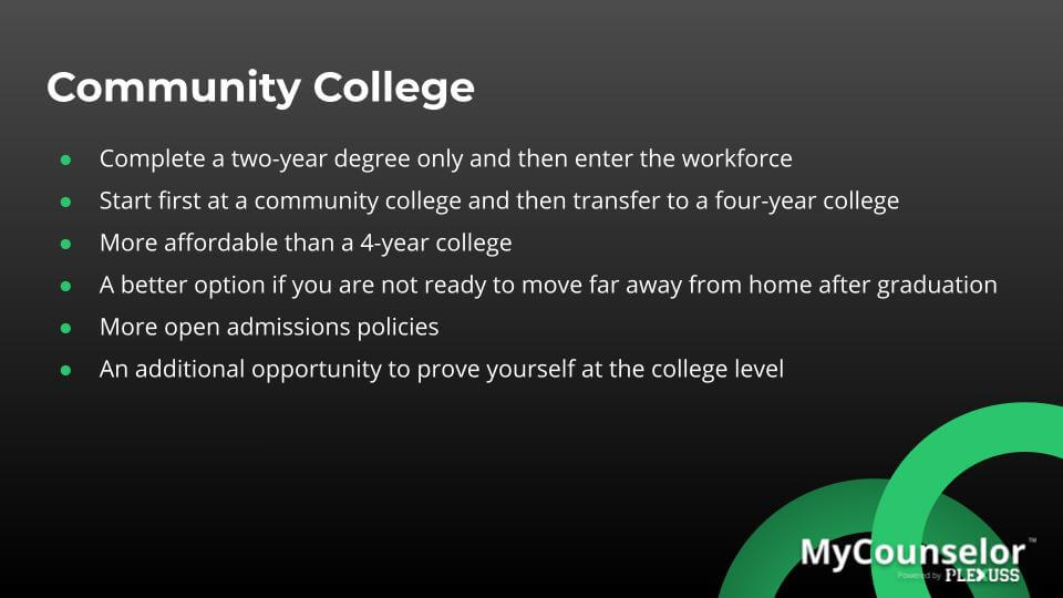 types of colleges and degrees