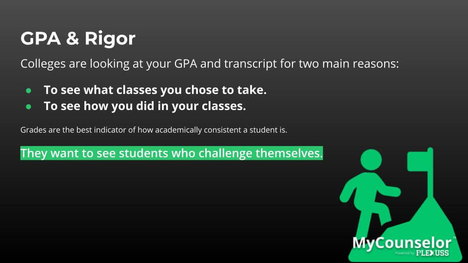 What do college admissions look for