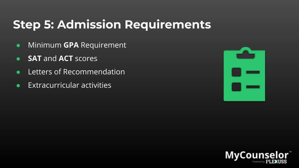 What do universities look for in applicants