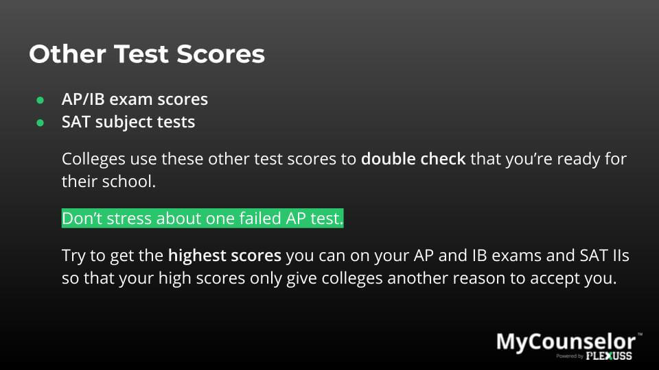 What grades do colleges look at the most