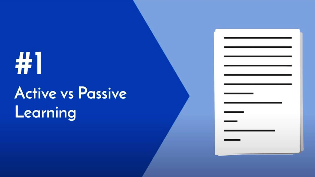 why active learning is better than passive