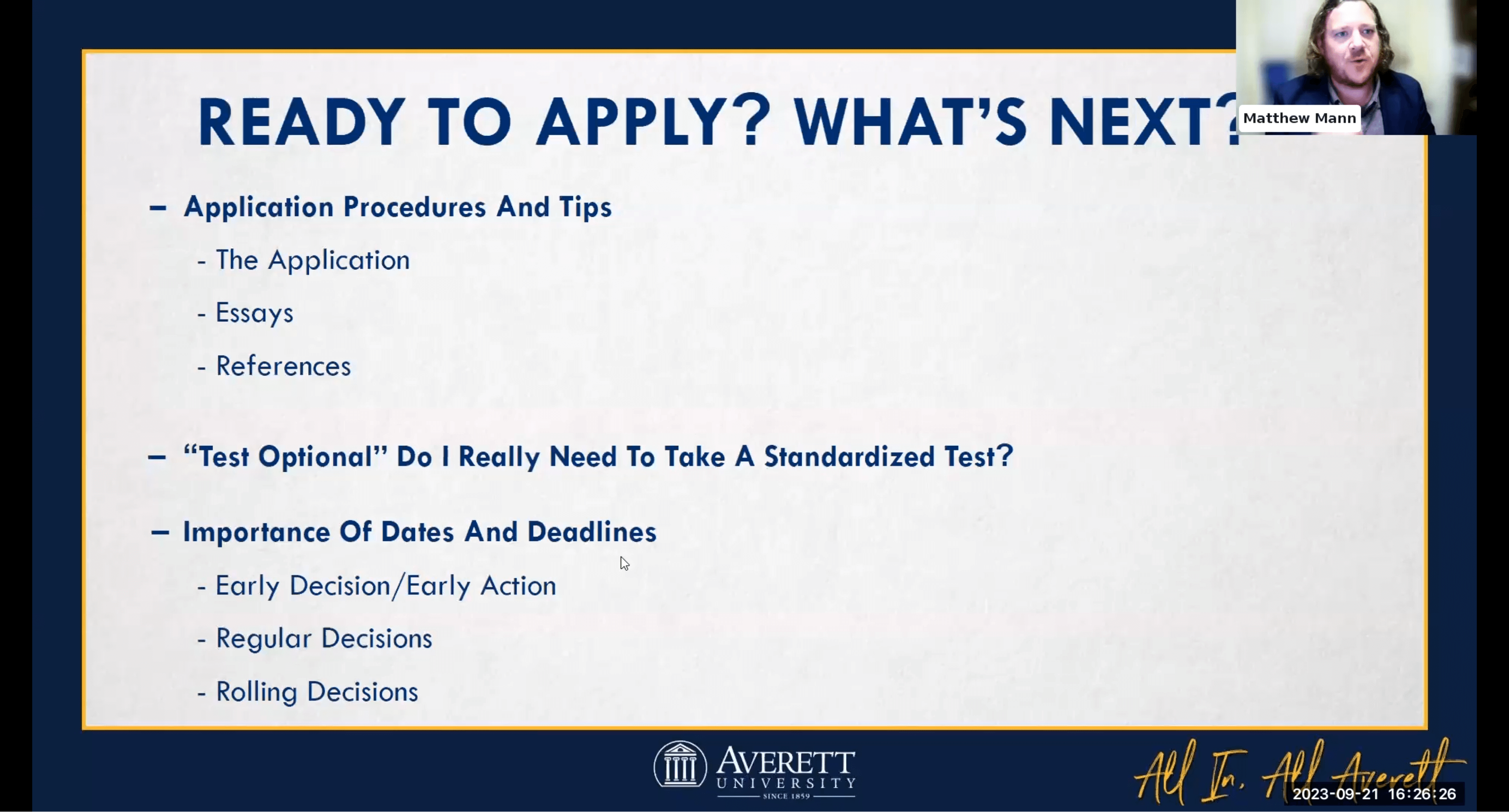 College applications vary in format and requirements. Some are free, some have fees. Communication w